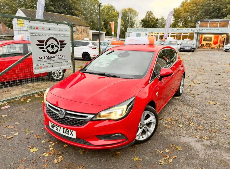 2018 Vauxhall Astra 1.4i Turbo Sri Euro 6 5dr in Red — image 1