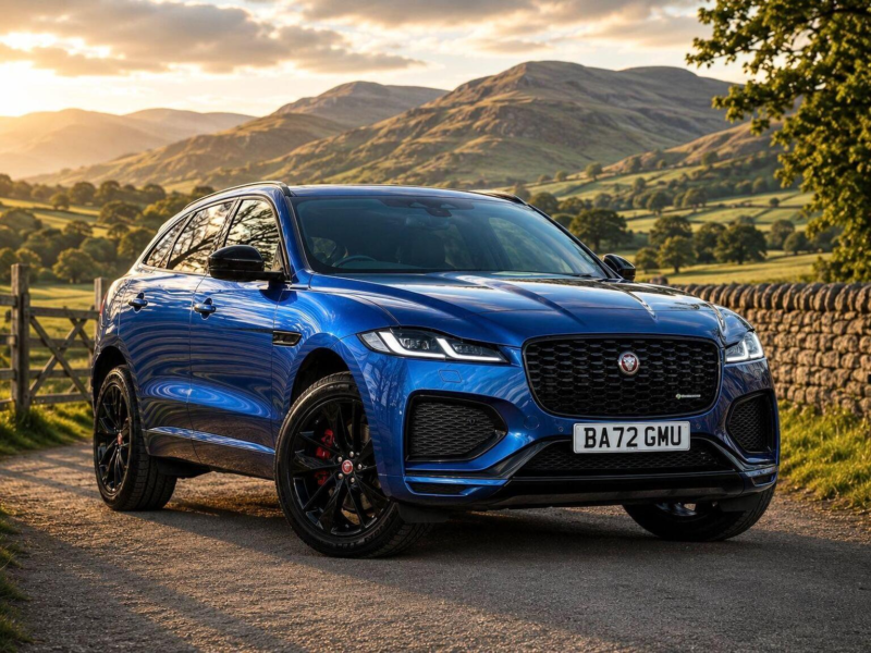 2022 Jaguar F-Pace 2.0 D200 Mhev R-Dynamic Black Auto AWD Euro 6 (s/s) 5dr in Blue — image 1