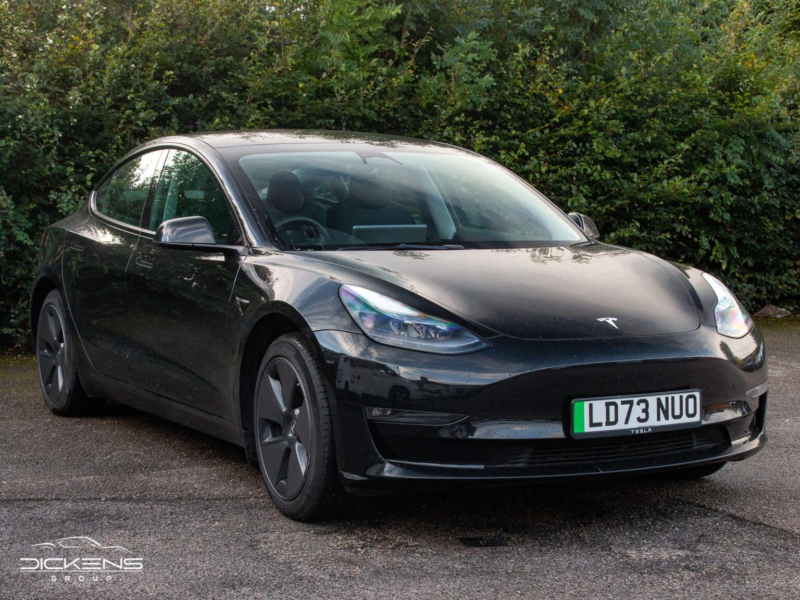 2023 Tesla Model 3 Long Range Auto Rwd 4dr in Black — image 1