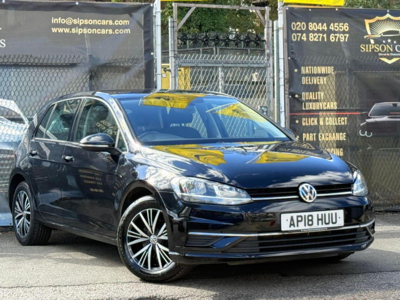 2018 Volkswagen Golf 1.4 Tsi Se Nav DSG Euro 6 (s/s) 5dr in Black — image 1