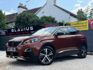 2017 Peugeot 3008 1.6 Thp Gt Line Eat Euro 6 (s/s) 5dr in Bronze — image 3