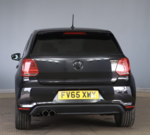 2016 Volkswagen Polo 1.4 Tsi Bluemotion Tech Act Bluegt in Black — image 5