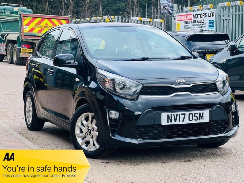 2017 Kia Picanto 1.0 2 Euro 6 5dr in Black — image 1