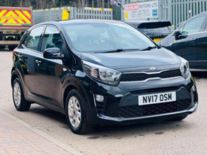 2017 Kia Picanto 1.0 2 Euro 6 5dr in Black — image 4