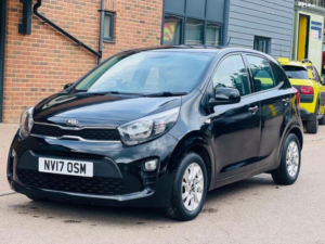 2017 Kia Picanto 1.0 2 Euro 6 5dr in Black — image 5