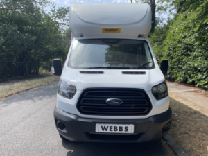 2018 Ford Transit 2.0 350 Ecoblue Xxlwb Luton in White — image 2