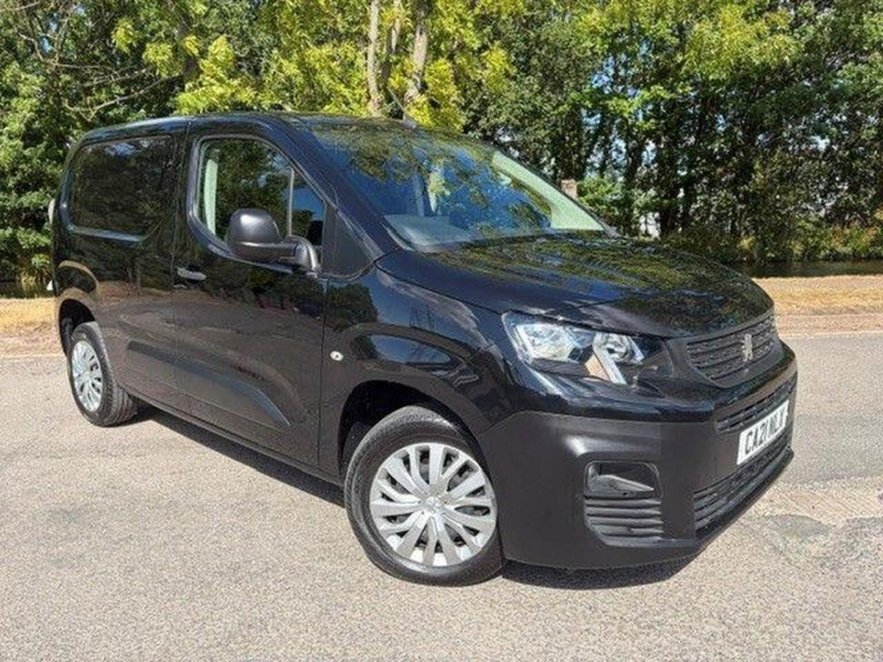 2021 Peugeot Partner 1.5 Bluehdi 1000 Professional Standard Panel Van Swb Euro 6 5dr in Black — image 1