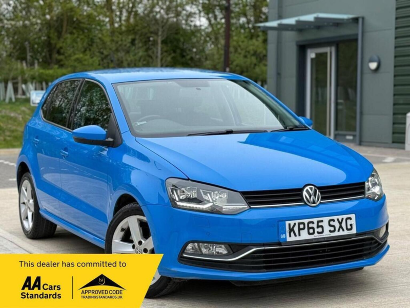 2015 Volkswagen Polo 1.0 Tsi Bluemotion Tech Sel Euro 6 (s/s) 5dr in Blue — image 1