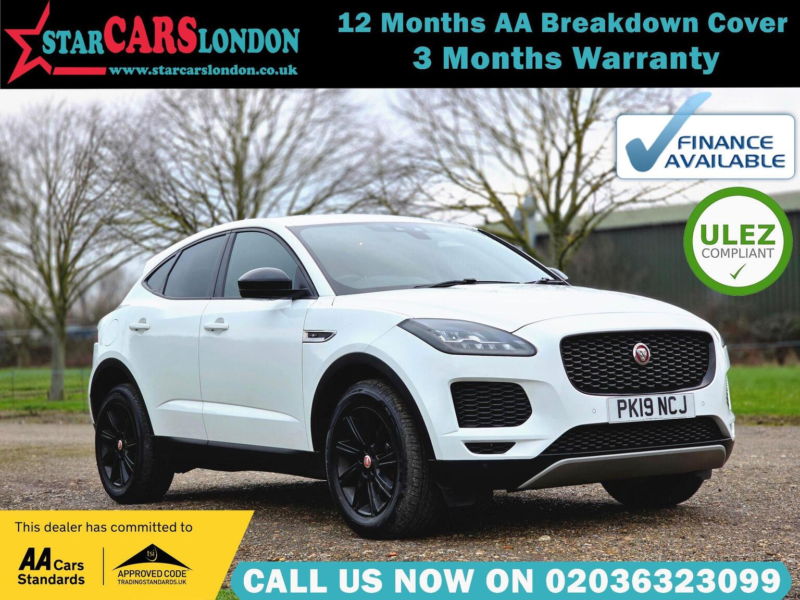 2019 Jaguar E-Pace 2.0 D180 S Auto AWD Euro 6 (s/s) 5dr in White — image 1