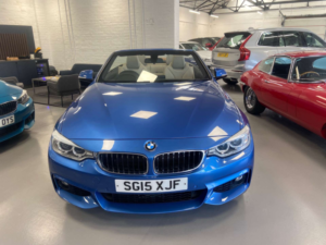 2015 BMW 4 Series 2.0 420d M Sport Auto 2dr in Blue — image 5