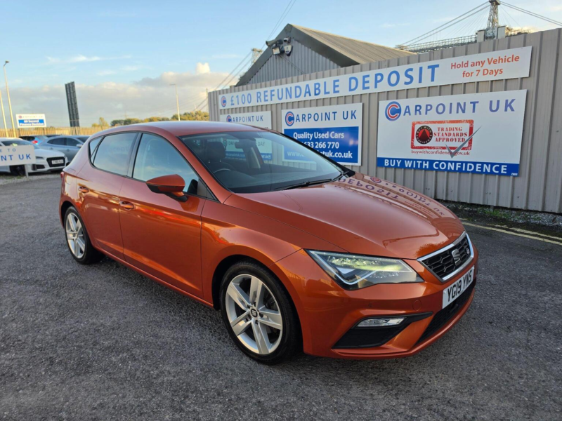 2019 SEAT Leon 1.5 Tsi Evo Fr DSG Euro 6 (s/s) 5dr in Orange — image 1