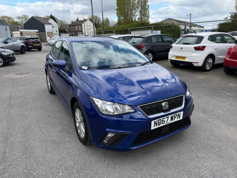 2018 SEAT Ibiza 1.0 Mpi Se Technology Euro 6 (s/s) 5dr in Blue — image 1