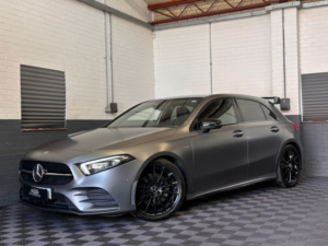 2021 Mercedes-Benz A Class 2.0 A220d Exclusive Edition Plus Hatchback 5dr Diesel 8g-Dct Euro 6 (s/s) (190 Ps) in Grey — image 3