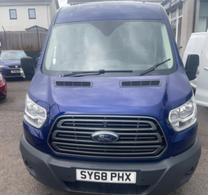 2018 Ford Transit 2.0 290 Ecoblue Panel Van 5dr Diesel Manual Fwd L2 H2 Euro 6 (130 Ps) in Blue — image 3