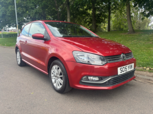 2015 Volkswagen Polo 1.0 Bluemotion Tech Se Hatchback 3dr Petrol Manual Euro 6 (s/s) (60 Ps) in Red — image 2