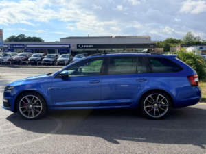 2017 Skoda Octavia 2.0 Tdi Vrs DSG Euro 6 (s/s) 5dr in Blue — image 5