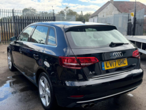 2017 Audi A3 1.4 Tfsi Cod Sport Sportback S Tronic Euro 6 (s/s) 5dr in Black — image 4