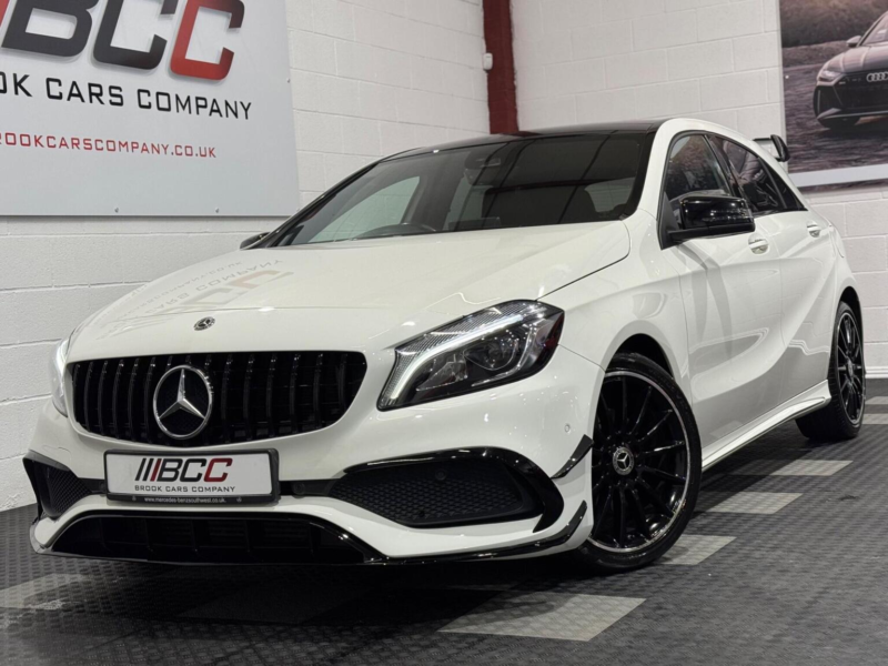 2018 Mercedes-Benz A Class 2.1 A200d Amg Line (premium Plus) 7g-Dct Euro 6 (s/s) 5dr in White — image 1