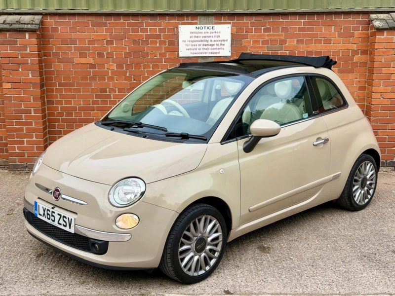 2015 Fiat 500c 1.2 Eco Lounge Euro 6 (s/s) 2dr in Brown — image 1