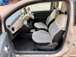 2015 Fiat 500c 1.2 Eco Lounge Euro 6 (s/s) 2dr in Brown — image 6