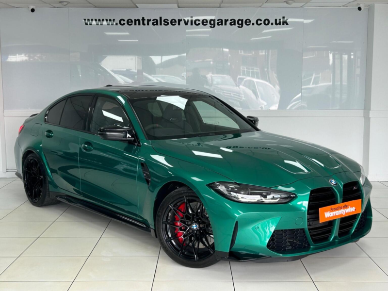 2022 BMW M3 3.0 Biturbo Competition Steptronic M Xdrive Euro 6 (s/s) 4dr in Green — image 1