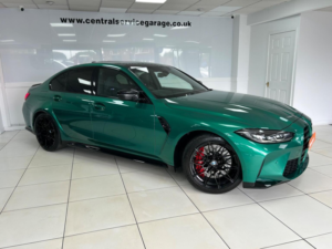 2022 BMW M3 3.0 Biturbo Competition Steptronic M Xdrive Euro 6 (s/s) 4dr in Green — image 4
