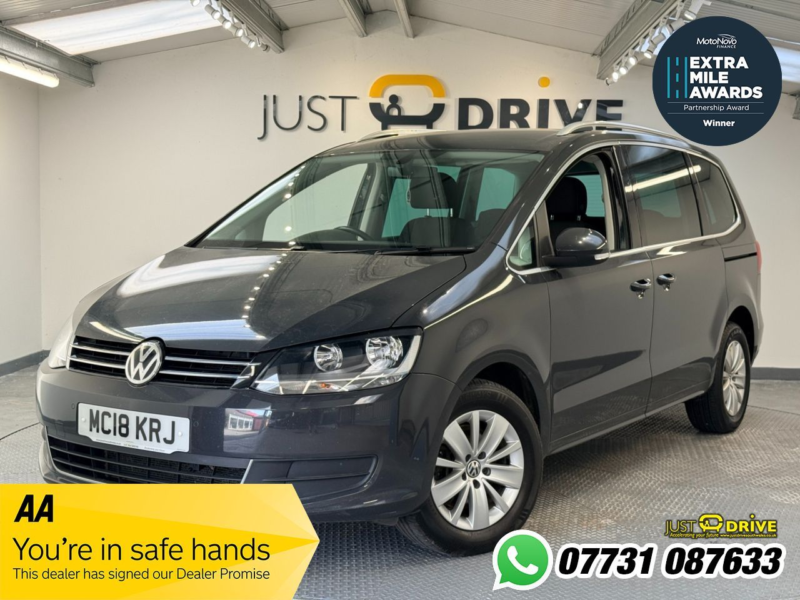 2018 Volkswagen Sharan 2.0 Tdi Se Nav MPV 5dr Diesel DSG Euro 6 (s/s) (150 Ps) in Grey — image 1