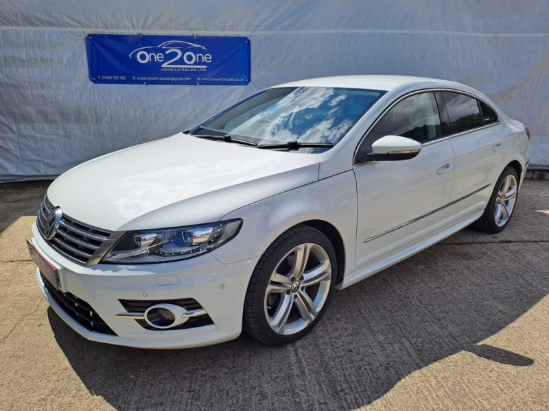 2016 Volkswagen Cc 2.0 Tdi Bluemotion Tech R-Line in White — image 1
