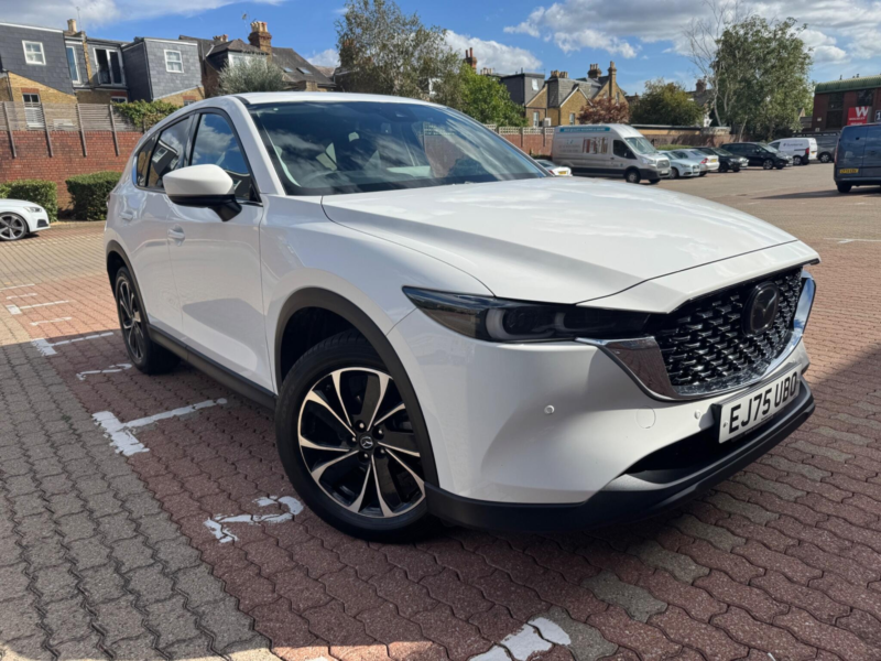2025 Mazda Cx-5 2.0 E-Skyactiv G Mhev Exclusive-Line Auto Euro 6 (s/s) 5dr in White — image 1