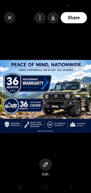 2025 Suzuki Jimny 1.5 Automatic 3 Door New Condition in Yellow — image 6