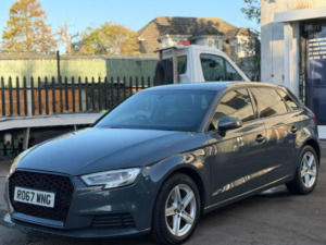 2017 Audi A3 1.5 Tfsi Cod Se Sportback S Tronic Euro 6 (s/s) 5dr in Grey — image 3