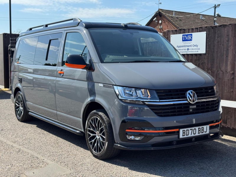 2021 Volkswagen Transporter 2.0 Tdi T30 Lwb Sport+ Redline Camper in Grey — image 1