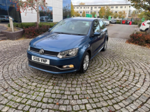 2016 Volkswagen Polo 1.4 Tdi Bluemotion Tech Se Euro 6 (s/s) 5dr in Blue — image 3