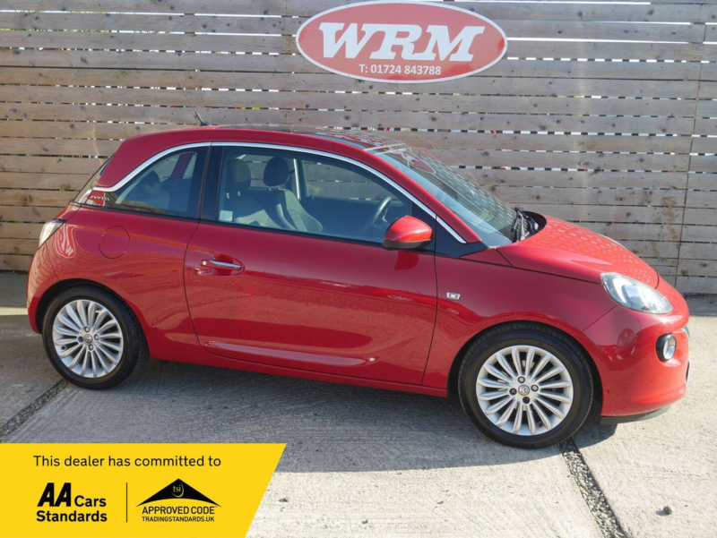2016 Vauxhall Adam 1.4 16v Glam Hatchback 3dr Petrol Manual Euro 5 (87 Ps) in Red — image 1