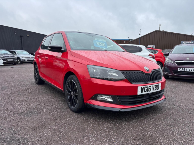 2016 Skoda Fabia 1.2 Tsi Monte Carlo Euro 6 (s/s) 5dr in Red — image 1
