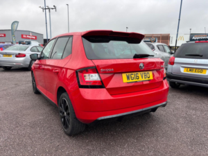 2016 Skoda Fabia 1.2 Tsi Monte Carlo Euro 6 (s/s) 5dr in Red — image 2