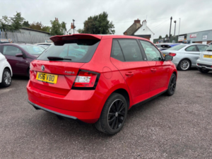 2016 Skoda Fabia 1.2 Tsi Monte Carlo Euro 6 (s/s) 5dr in Red — image 5