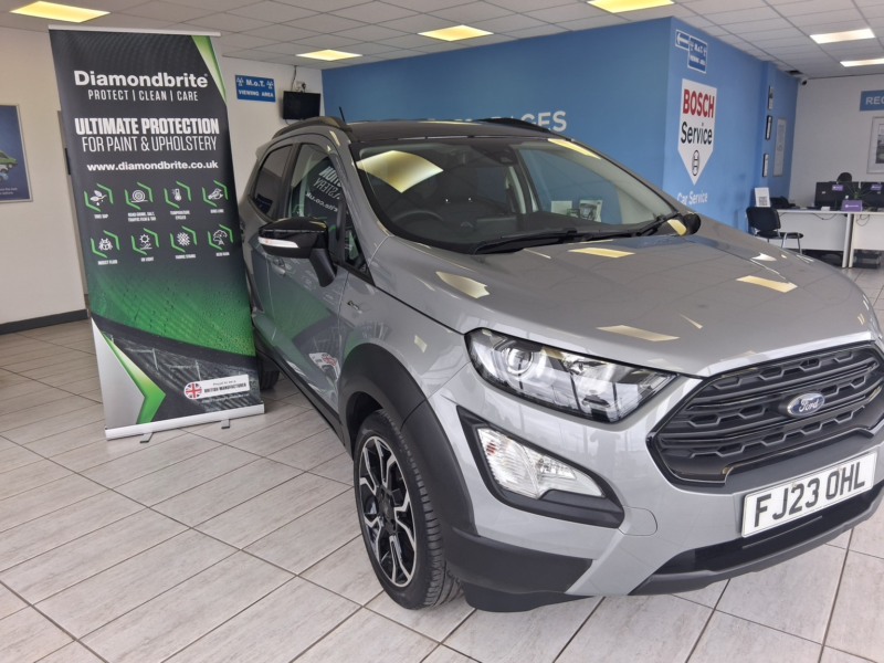 2023 Ford Ecosport 1.0 Ecosport Active 5 Door 1.0l Ford Ecoboost 125ps Fwd 6 Speed Manual in Silver — image 1