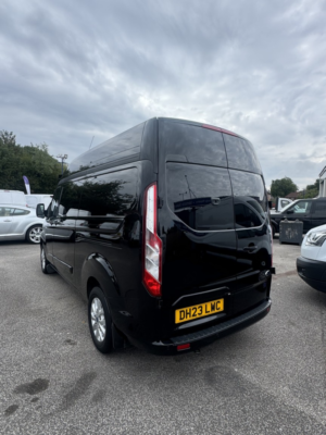 2023 Ford Transit Custom 2.0 Transit Custom Limited Van 300 L2 2.0l Ecoblue 130ps Fwd 6 Speed Manual in Black — image 3