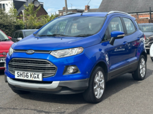 2016 Ford Ecosport 1.0t Ecoboost Titanium SUV 5dr Petrol Manual 2WD Euro 5 (s/s) (125 Ps) in Blue — image 3