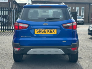 2016 Ford Ecosport 1.0t Ecoboost Titanium SUV 5dr Petrol Manual 2WD Euro 5 (s/s) (125 Ps) in Blue — image 6