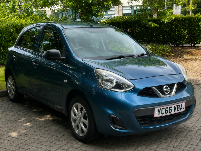 2016 Nissan Micra 1.2 Vibe Hatchback 5dr Petrol Manual Euro 6 (80 Ps) in Blue — image 1
