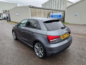 2017 Audi A1 1.4 Tfsi Cod Black Edition Sportback Euro 6 (s/s) 5dr in Grey — image 4