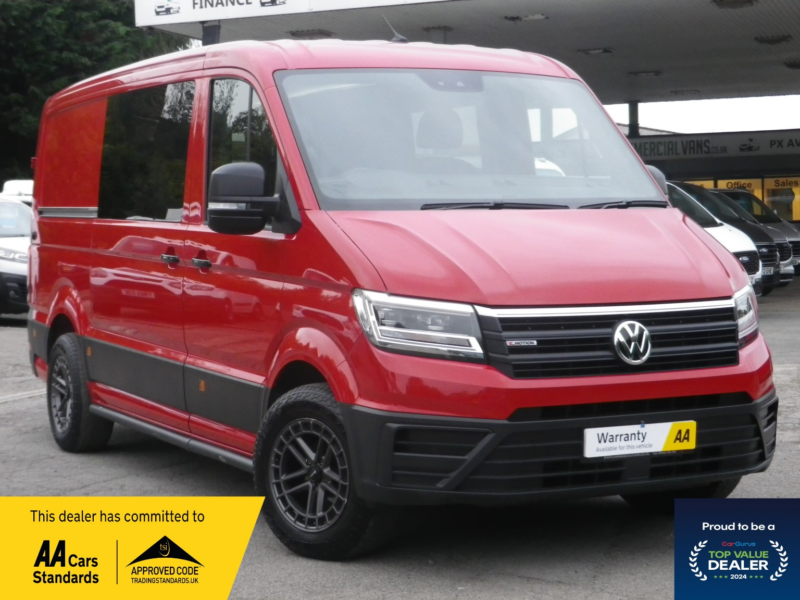 2022 Volkswagen Crafter 2.0 Tdi Cr35 Trendline 4motion L2h1 DSG in Red — image 1