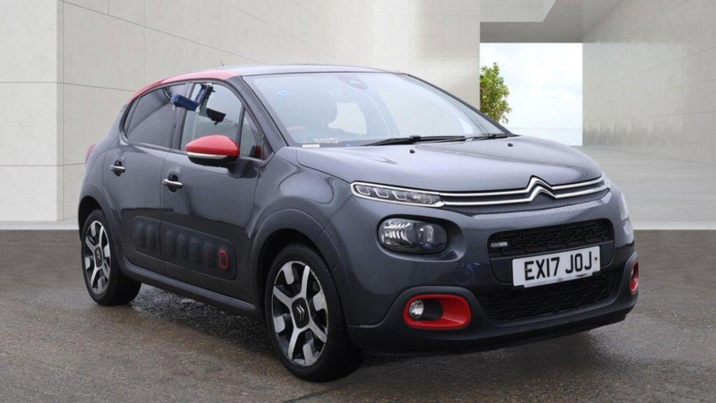 2017 Citroen C3 1.2 Puretech Flair Euro 6 (s/s) 5dr in Grey — image 1