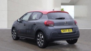2017 Citroen C3 1.2 Puretech Flair Euro 6 (s/s) 5dr in Grey — image 3