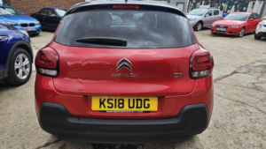2018 Citroen C3 1.2 Puretech Flair Euro 6 5dr in Red — image 4