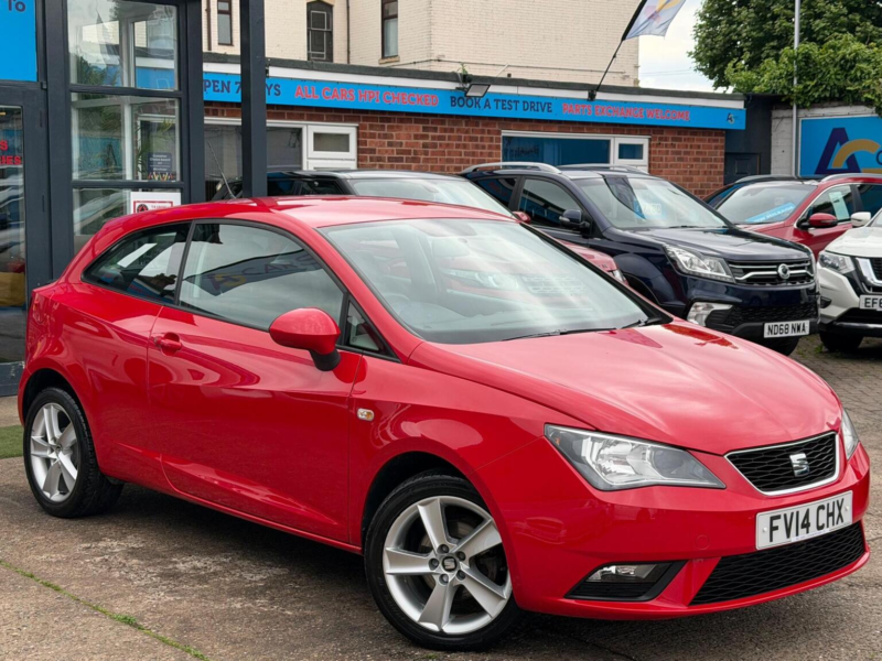 2014 SEAT Ibiza 1.4 Toca Sport Coupe Euro 5 3dr in Red — image 1