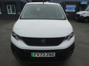 2023 Peugeot E-Partner 800 50kwh Professional Premium + Standard Panel Van Auto Swb 5dr (7.4kw Charger) in White — image 2