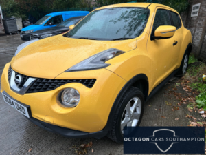 2014 Nissan Juke 1.6 Visia SUV 5dr Petrol Manual Euro 5 (94 Ps) in Yellow — image 2